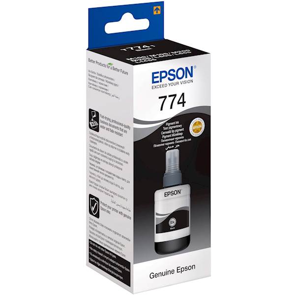 Tinta EPSON EcoTank ITS T7741 Pigment Black 140ml
