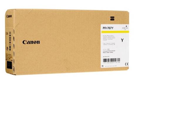 Tinta CANON PFI-707 Yellow