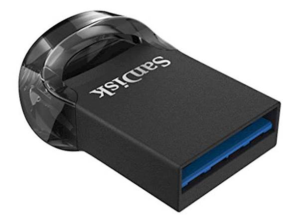 USB SanDisk 16GB ULTRA FIT 3.1 / 3.0, crna, mikro format, hardversko šifriranje