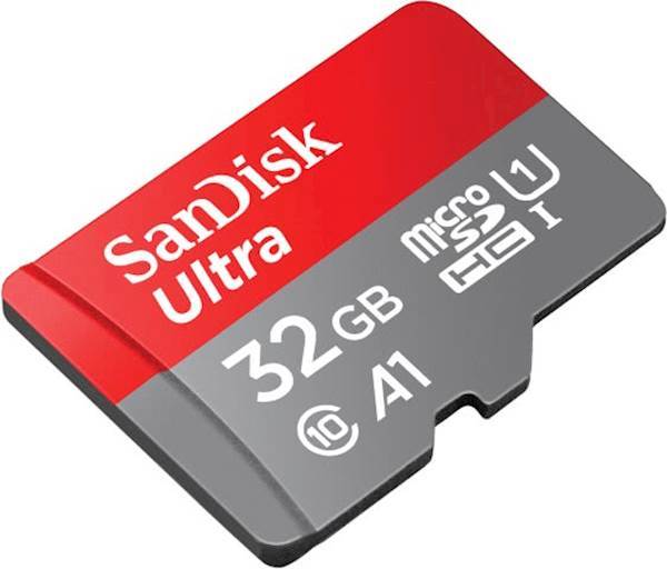 SDHC SanDisk micro SD 32GB ULTRA MOBILE  98MB/s, UHS-I C10, A1, adapter