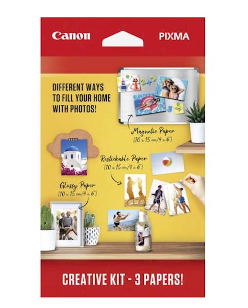 Papir CANON Creative kit 2  (MG101 4x6 + RP-101 4x6 + PP201 4x6)