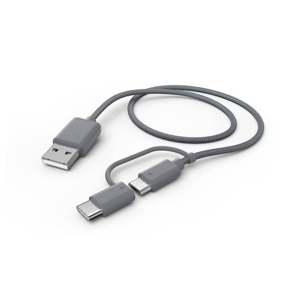 Kabl 2u1 HAMA USB-A-micro-USB-USB-c