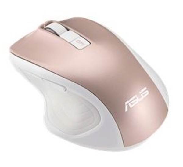 Miš ASUS MW202 Silent Wireless Mouse, bežični, rose gold