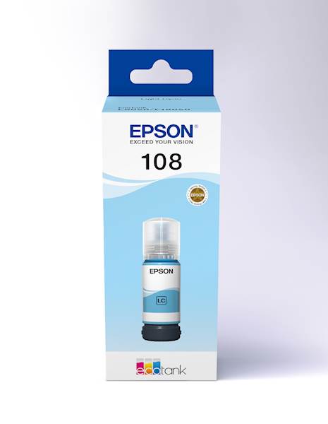 Tinta Epson 108 EcoTank Light Cyan