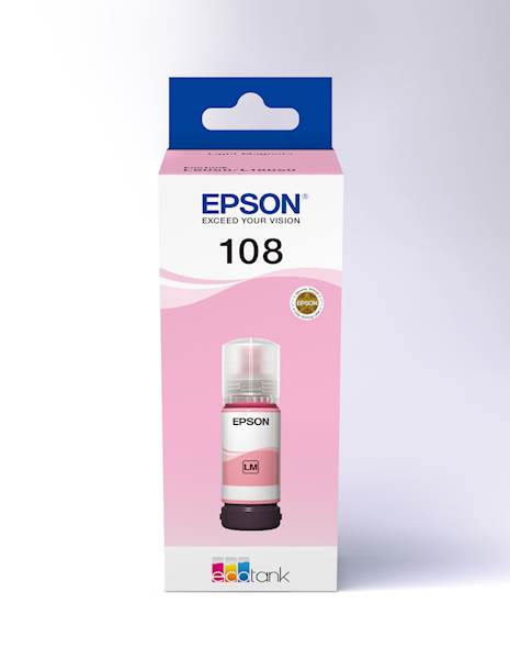 Tinta Epson 108 EcoTank Light Magenta