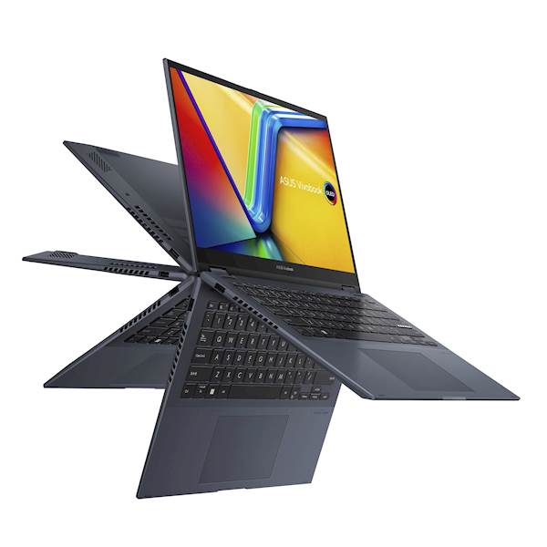 Laptop ASUS Vivobook S14 Flip 14"FHD+TOUCH RYZEN 5-7530U 6-C 16GB s512GB W11h BACKLIT BLU 2Y + Backp