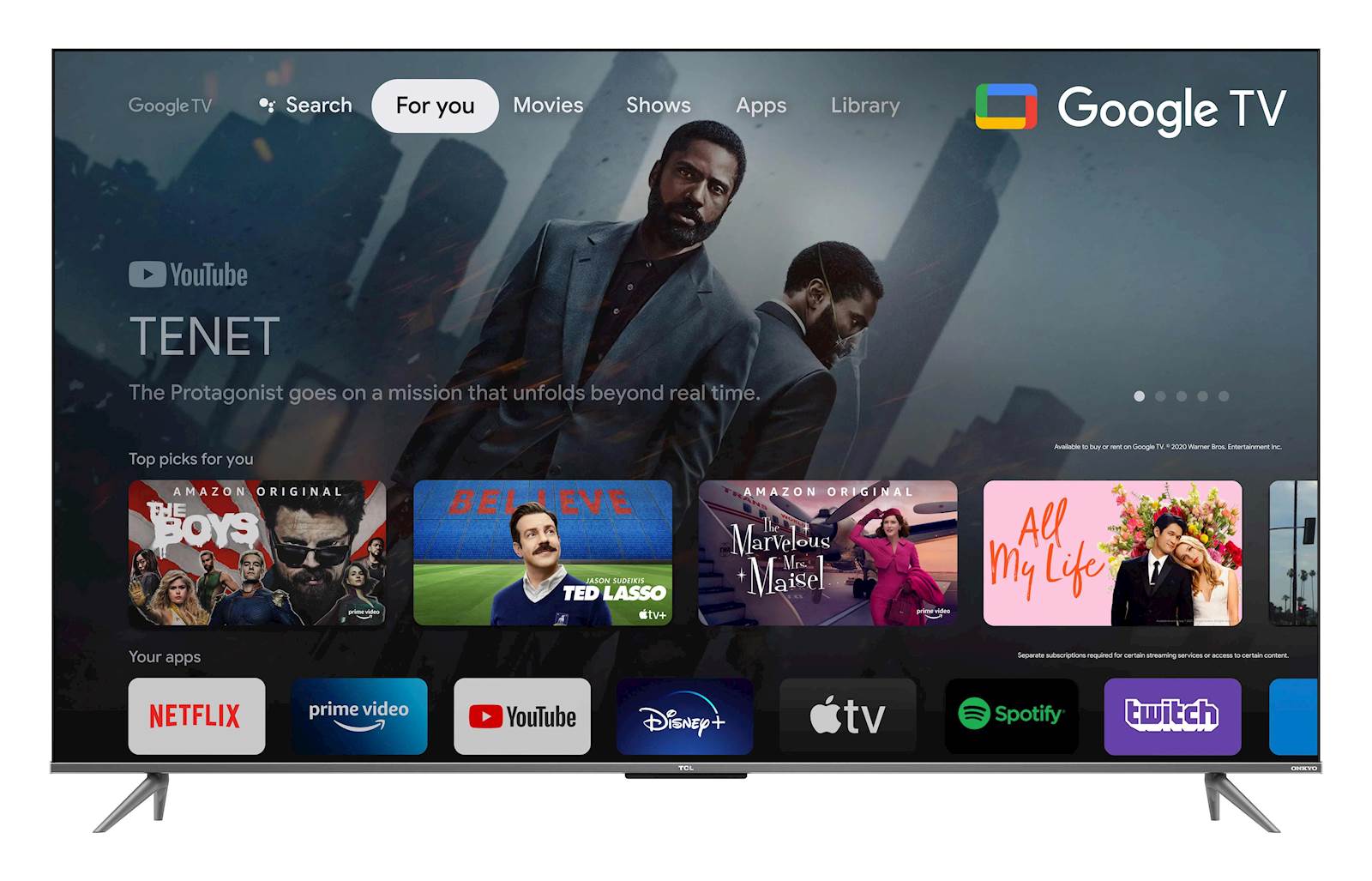 TCL SMART TV QLED 50" 120Hz 50C735 Android