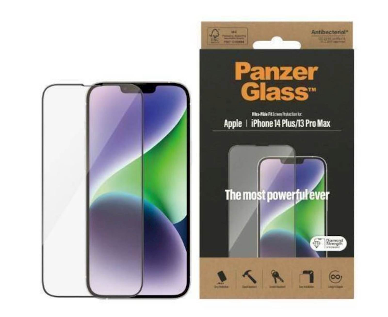 Zaštitno staklno PanzerGlass iPhone 14+/13 Pro Max